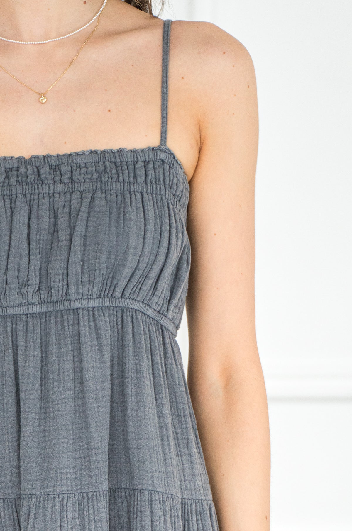 ROMANTIC GETAWAY COTTON GAUZE DRESS