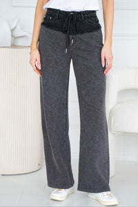 WARREN DENIM SWEATPANT MIX