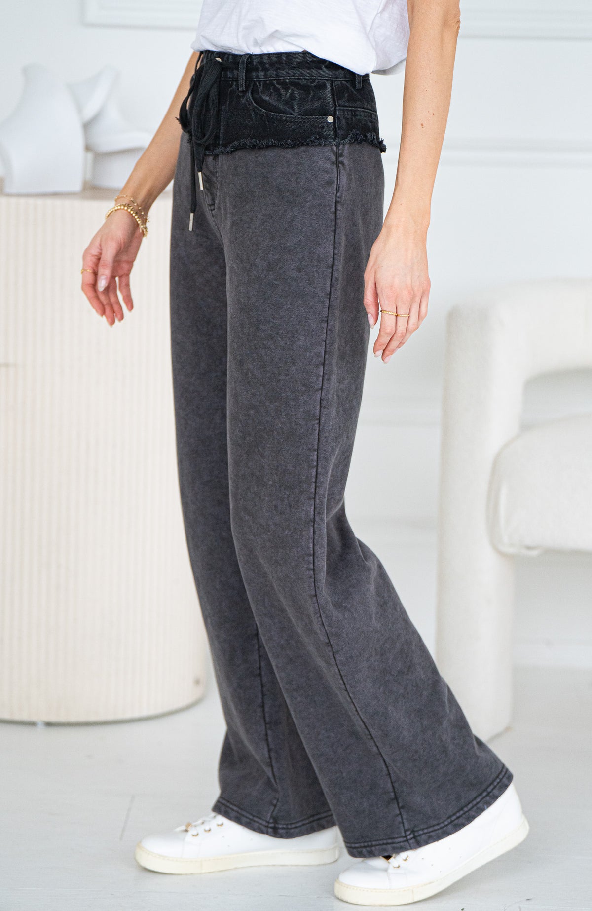 WARREN DENIM SWEATPANT MIX