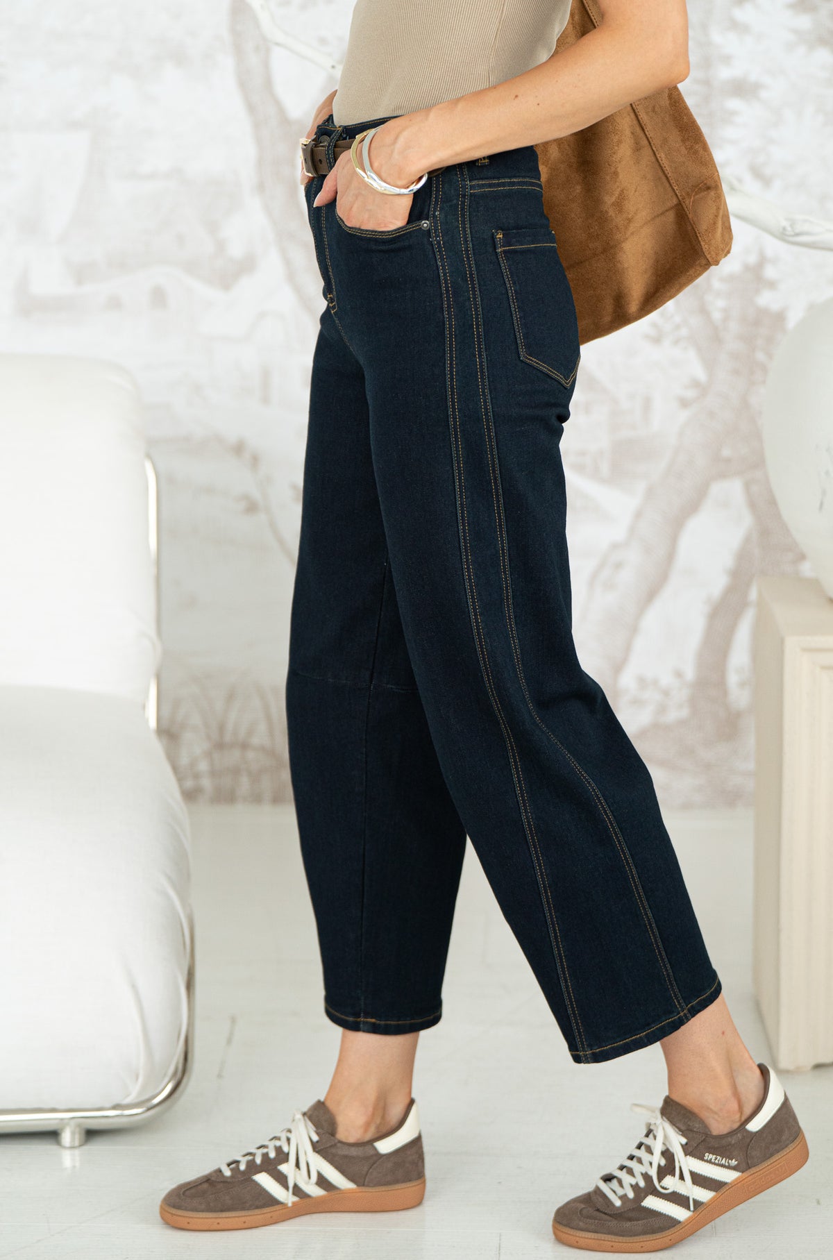 NAJA BARREL JEANS-DB