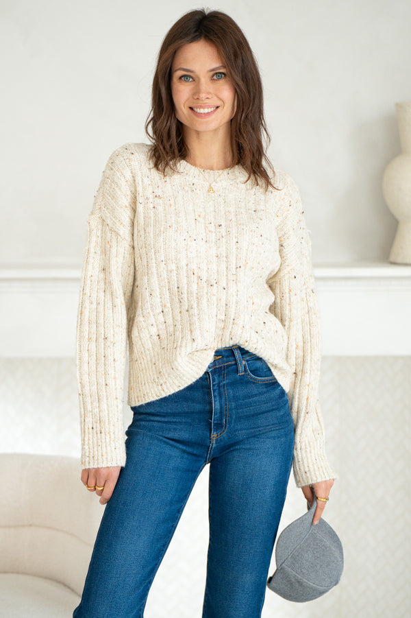 FRANNY FLECK SWEATER