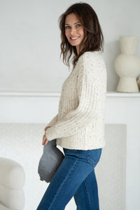 FRANNY FLECK SWEATER