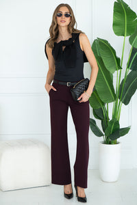 KELSEY WIDE LEG TROUSER-PL