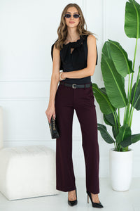 KELSEY WIDE LEG TROUSER-PL