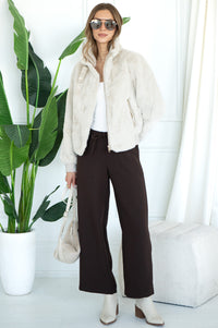 AMBRA FAUX FUR JACKET-BI