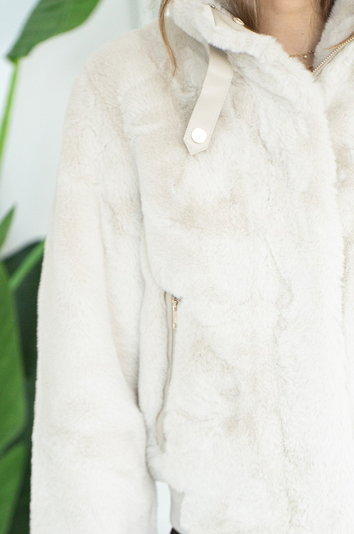AMBRA FAUX FUR JACKET-BI