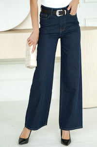 NCE WIDE LEG JEANS-DB