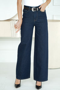 NCE WIDE LEG JEANS-DB