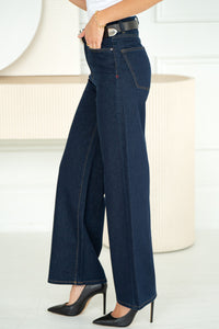 NCE WIDE LEG JEANS-DB