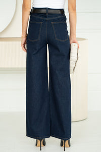 NCE WIDE LEG JEANS-DB