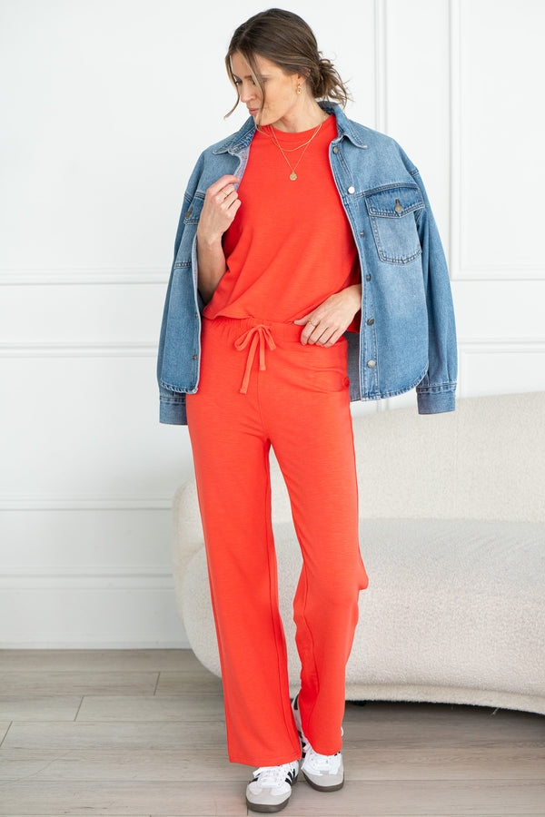 KOA SLUB TERRY PANTS-RD