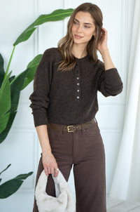 CHANGE MY MIND HENLEY SWEATER
