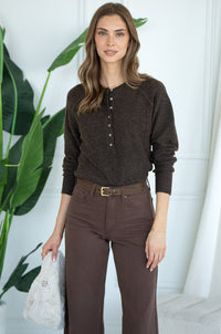 CHANGE MY MIND HENLEY SWEATER