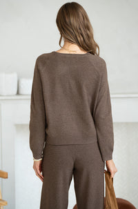 LITA RAGLAN SWEATER-BR