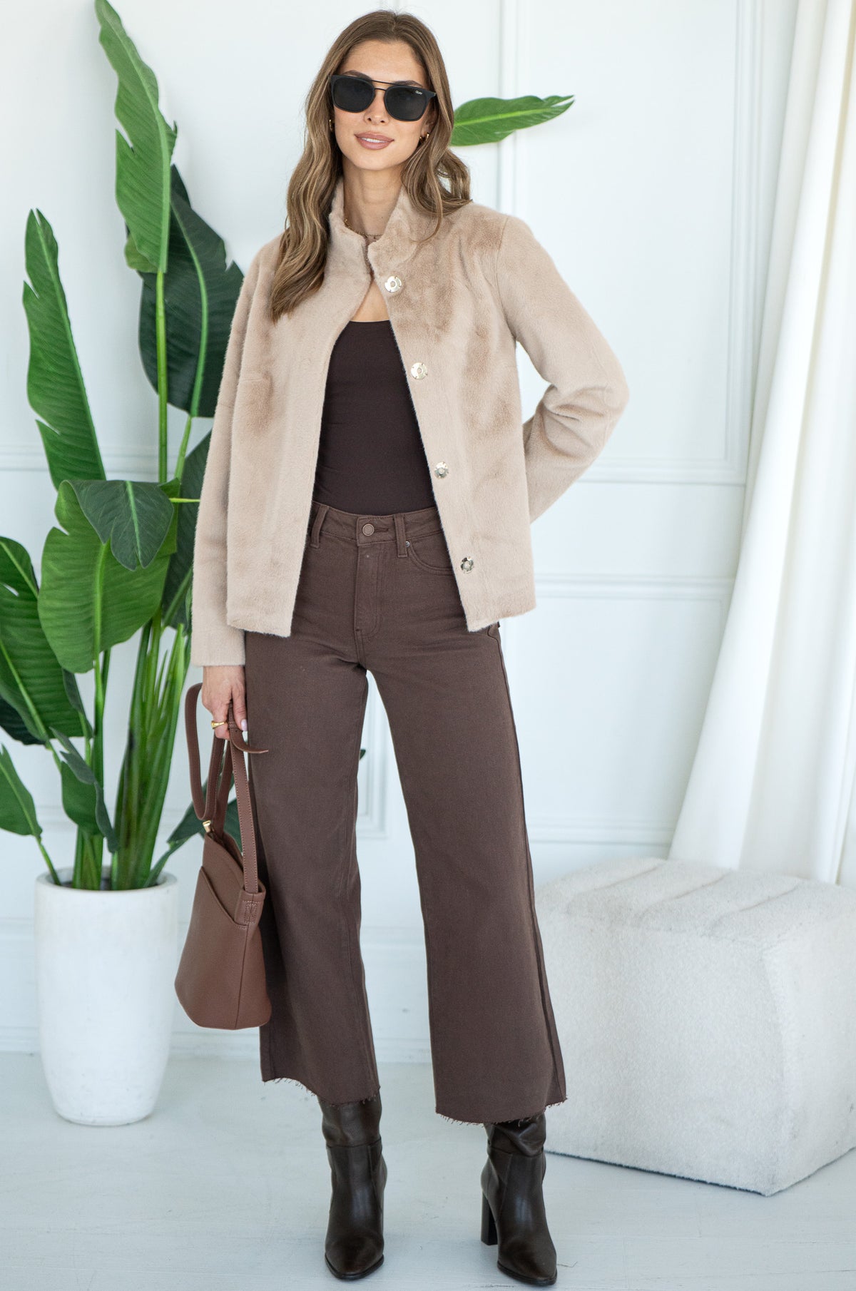 MADAI FAUX FUR JACKET-OA