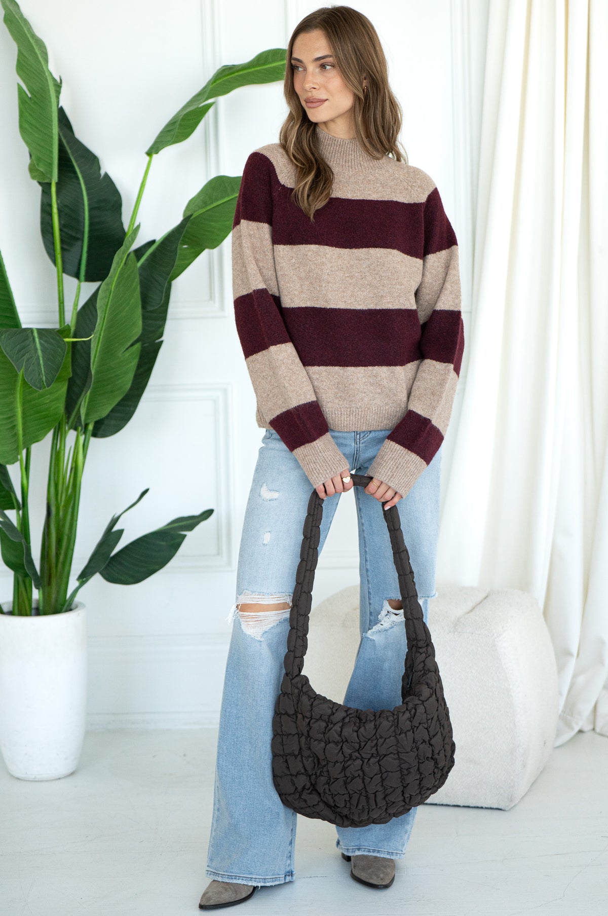 EDISON STRIPE SWEATER-ME