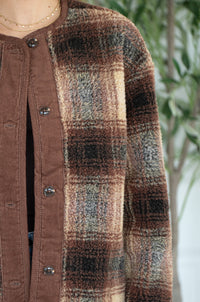 YOUR HEART OR MINE PLAID JACKET