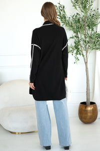 WHIPSTITCH OPEN CARDIGAN