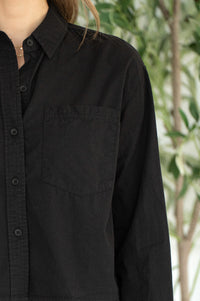 AMARI COTTON BUTTON DOWN BLOUSE