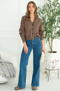 MONTEREY CONTRAST KNIT CARDIGAN