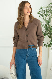 MONTEREY CONTRAST KNIT CARDIGAN