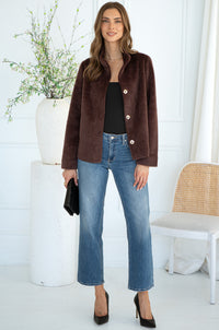 MADAI FAUX FUR JACKET-BU