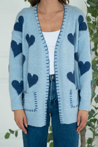 ELSKA HEART CARDIGAN