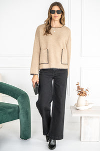 ACE POCKET WHIPSTITCH SWEATER-TA