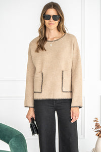 ACE POCKET WHIPSTITCH SWEATER-TA