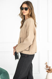 ACE POCKET WHIPSTITCH SWEATER-TA