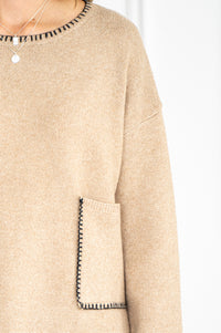 ACE POCKET WHIPSTITCH SWEATER-TA