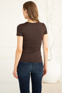 ANELIS CREW NECK TEE-BR