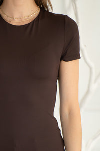 ANELIS CREW NECK TEE-BR