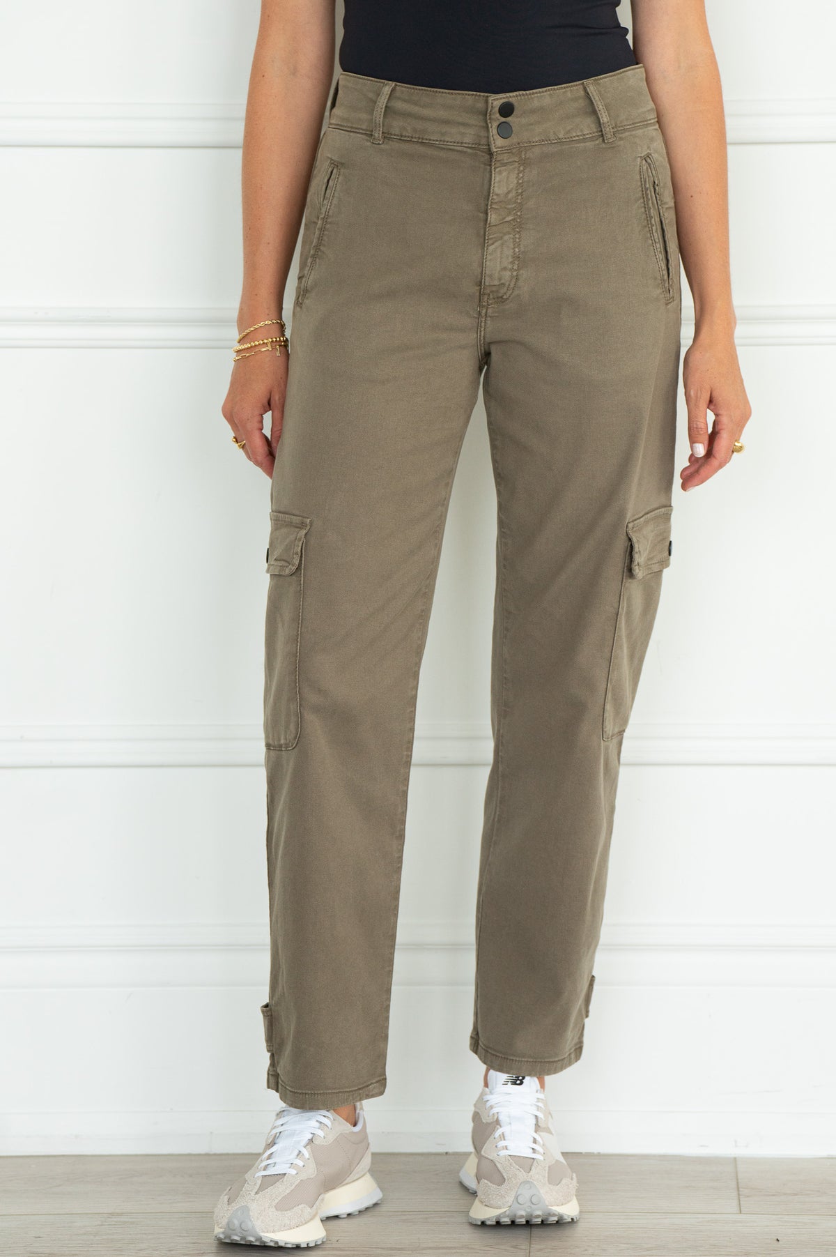 ELSIE LUXE TWILL CARGO PANTS-OL
