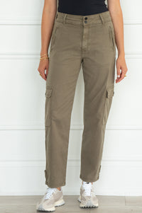 ELSIE LUXE TWILL CARGO PANTS-OL