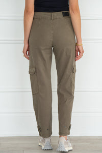 ELSIE LUXE TWILL CARGO PANTS-OL