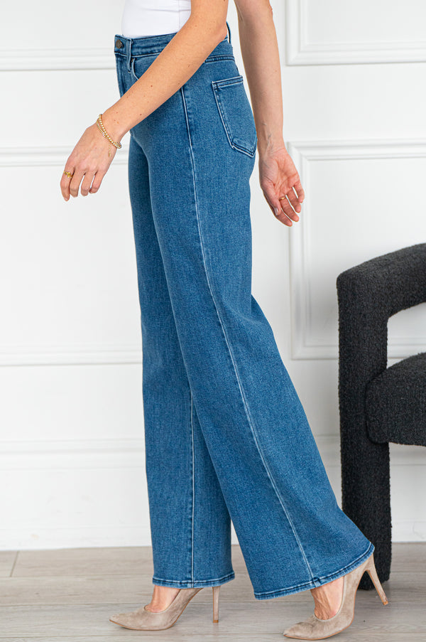KOVE WIDE LEG JEANS-MB