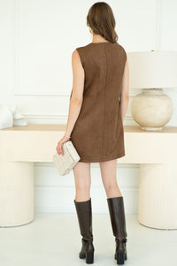 KEEP UP SUEDE DRESS