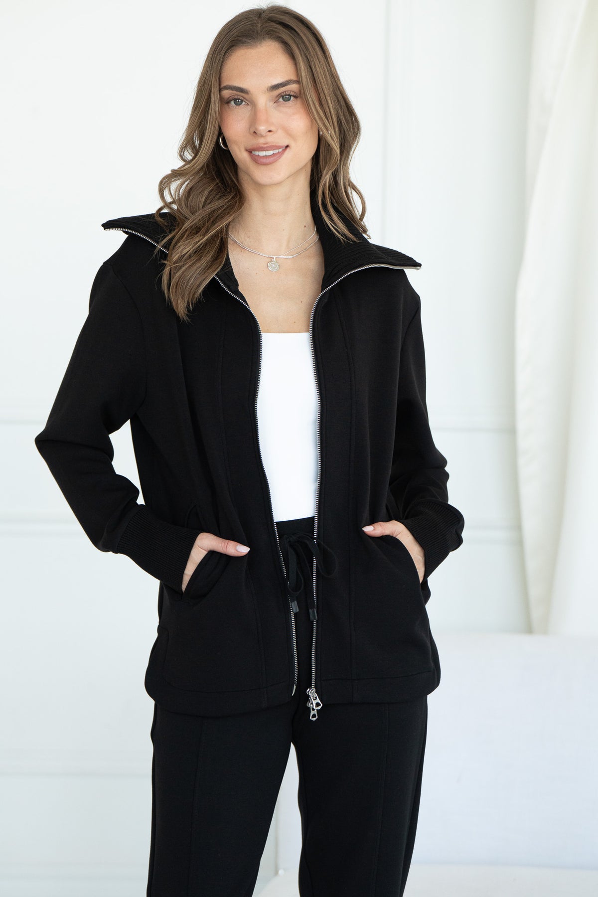 AUSTIN LUX ZIP UP