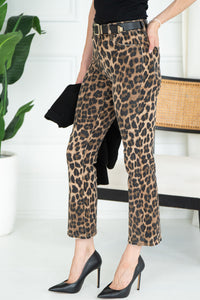 READY TO PRANCE LEOPARD JEANS