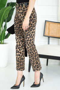 READY TO PRANCE LEOPARD JEANS