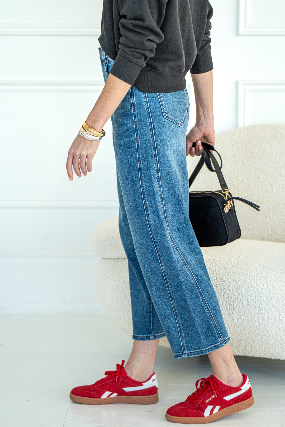 NAJA BARREL JEANS-BL