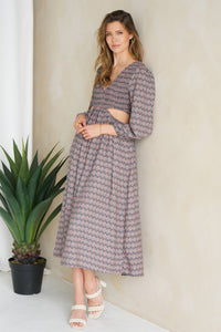 LINA CUT OUT DRESS-BK
