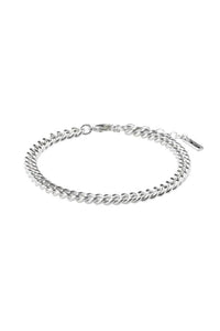FUCHSIA SILVER PLATED BRACELET