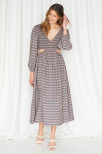 LINA CUT OUT DRESS-BK