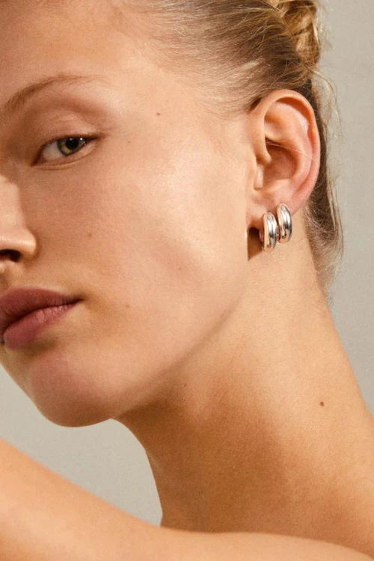 MINE SILVER PLATED EARRINGS
