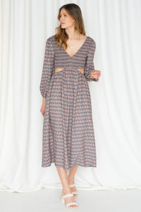 LINA CUT OUT DRESS-BK
