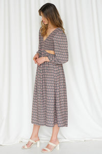 LINA CUT OUT DRESS-BK
