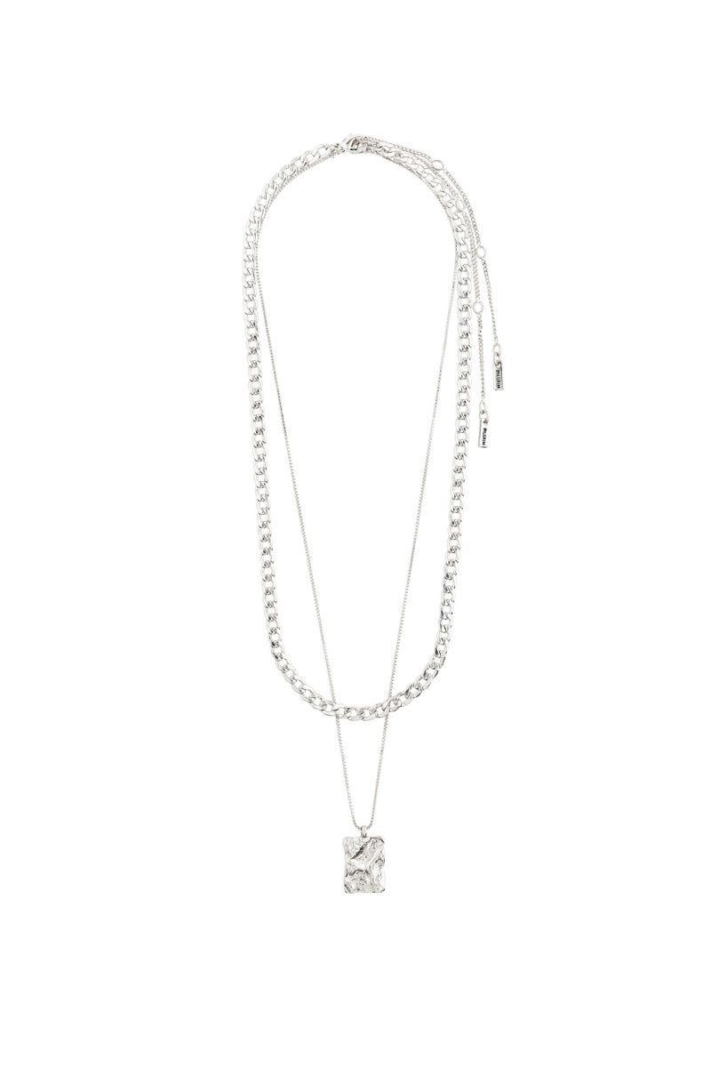 BATHILDA SILVER PLATED NECKLACE