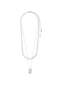 BATHILDA SILVER PLATED NECKLACE